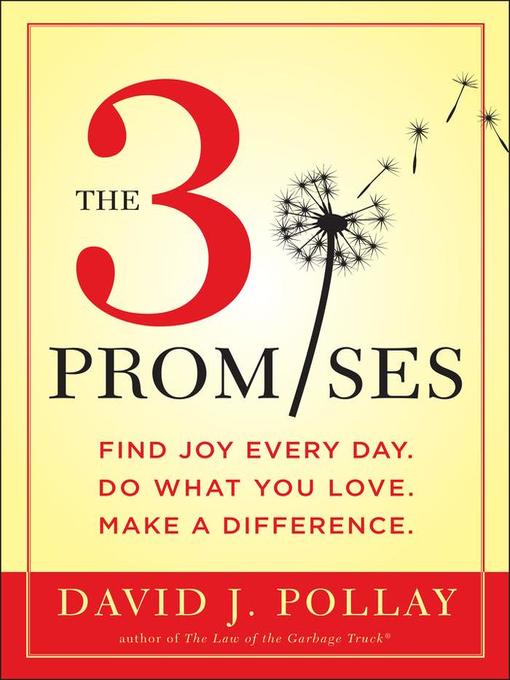 Title details for The 3 Promises by David J Pollay - Available